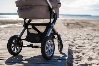 baby beach stroller
